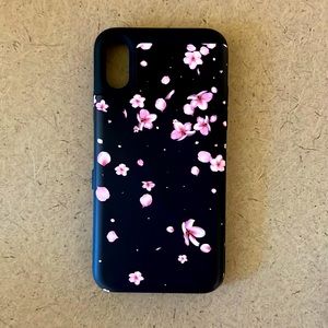TORU Floral iPhone X Case with Card Holder